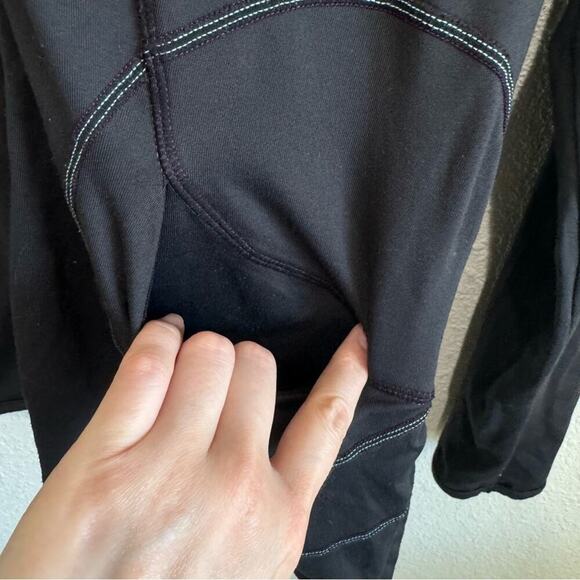 Title Nine Women's Small Workout Athletic Jacket Full Zip Black Nylon Outdoors - Picture 5 of 9